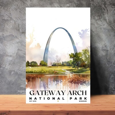 Gateway Arch National Park Poster, Travel Art, Office Poster, Home Decor | S4 - image2